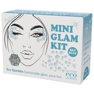 Glitter Eco Lovers Sky Blue Mini Glam Kit produkt bild