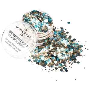 Glitternisti Cosmetic Glitter Aqua Copper produktbilde