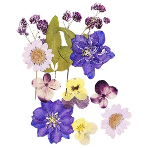 Glitternisti Face Flowers Purple & Greens produktbilde