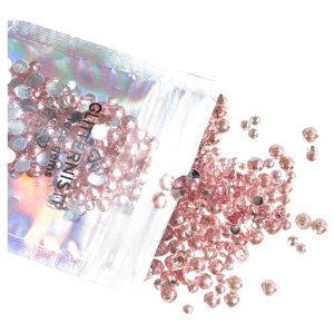 Glitternisti Mini Face Gems Rose pink produktbilde