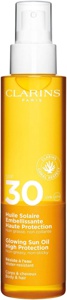 Clarins Glowing Sun Oil High Protection SPF30 Body & Hair 150 ml produktbilde