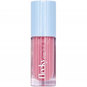 Fleeky Glowy Lip Oil - Intense Care with Lustrous Shine Berry Red (5 ml) produkt bild