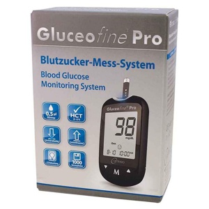 Gluceofine® Pro Blutzucker-Mess-System, 1 St n.v. Produktbild