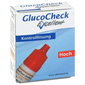 GLUCO CHECK Excellent Kontrolllösung hoch 4 ml Lösung Produktbild
