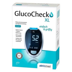 GLUCO CHECK XL Blutzuckermessgerät Set mmol/l 1 St Produktbild