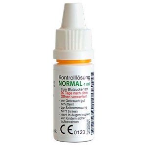 GLUCO TEST DUO Kontrolllösung normal 4 ml Lösung Produktbild