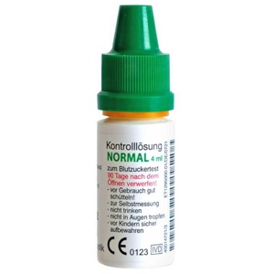 GLUCO TEST Plus Kontrolllösung normal Produktbild