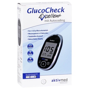 Glucocheck Excellent Blutzuckermessger.Set mg/dl Produktbild
