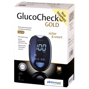 Gluco Check Gold Blutzuckermessgerät Set mg / dl, 1 St n.v. Produktbild