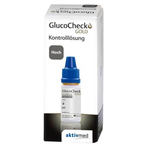 GLUCOCHECK GOLD Kontrolllösung hoch Produktbild