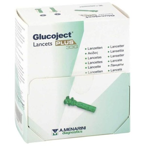 Glucoject Lanzetten, 100 St Lanzetten Produktbild