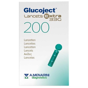 GLUCOJECT Lancets EXTRA 33 G Produktbild