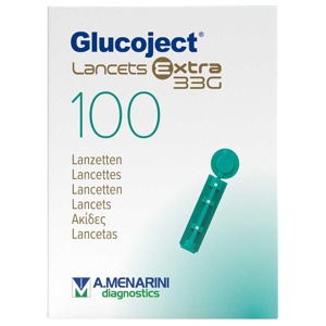 Glucoject Lancets Extra 33G 100 St Lanzetten Produktbild