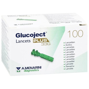 Glucoject Lancets Plus 33 g 100 Stück Produktbild