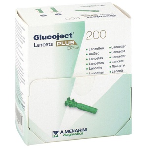 Glucoject Lanzetten, 200 St Lanzetten Produktbild