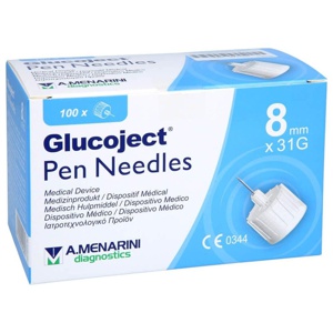 GLUCOJECT Pen-Nadeln 31 Gx8 mm 0,25 mm Produktbild
