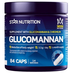 Glucomannan Fettförbrännare 84 Kapslar produkt bild