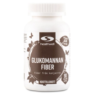 Glucomannan Fiber 90 kapsler produktbillede