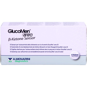GLUCOMEN areo 2K ß-Ketone Sensor Teststreifen Produktbild