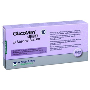 GLUCOMEN areo 2K ß-Ketone Sensor Teststreifen Produktbild