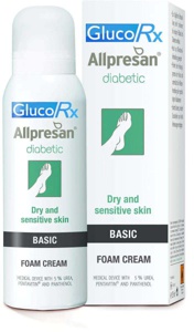 GlucoRx Allpresan Diabetic Foam Cream Basic 300ml product image