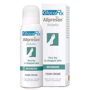 GlucoRx Allpresan Diabetic Foam Cream Intensive 125ml product image