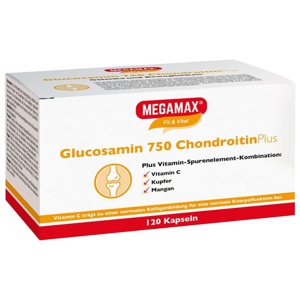 GLUCOSAMIN 750 Chondroitin Plus Megamax Kapseln 120 St Kapseln Produktbild