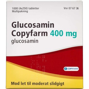 Glucosamin Copyfarm 400 mg - 4x250 tabl produktbillede