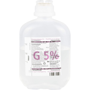 GLUCOSE 5% DELTAMEDICA Infusionslösung Plastikfl. Produktbild