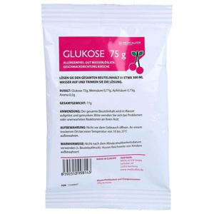 GLUKOSE 75 g Kirsch Plv.z.Her.e.Lsg.z.Einnehmen Produktbild