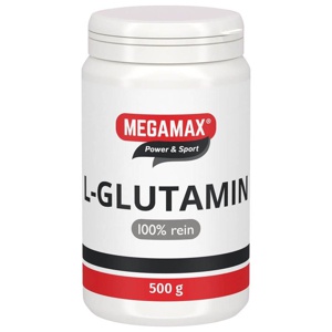 GLUTAMIN 100% rein Megamax Pulver 500 g Pulver Produktbild