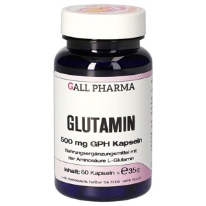 Glutamin 500 mg GPH Kapseln Produktbild