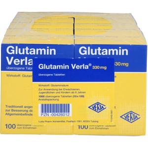GLUTAMIN VERLA überzogene Tabletten Produktbild