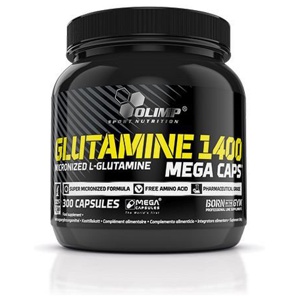Glutamine Mega Caps 1400 300 kapslar produkt bild