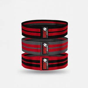 Glute Band 3 Pack Svart Röd Grå produkt bild