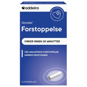 Glycelax Forstoppelse Stikkpiller 12 stk produktbilde