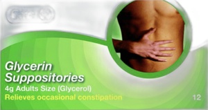 Glycerin Suppositories Adult Pack of 12 product image