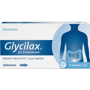 GLYCILAX Suppositorien für Erwachsene Produktbild