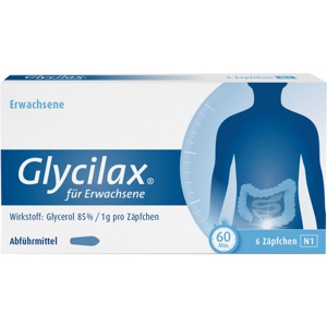 GLYCILAX Suppositorien für Erwachsene Produktbild