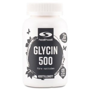Glycin 500 120 kapsler produktbillede