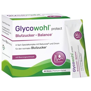 GLYCOWOHL Blutzucker Balance m.Reduc.&Chrom Sticks Produktbild
