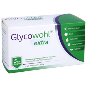 Glycowohl extra 90 St Kapseln Produktbild