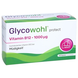 Glycowohl Vitamin B12 1000 Mikrogramm 120 St Kapseln Produktbild