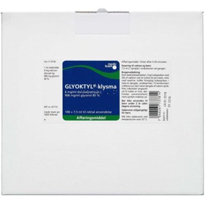 Glyoktyl Klysma 6+906 mg/ml 100 x 7,5 ml produktbillede