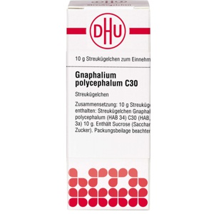 GNAPHALIUM POLYCEPHALUM C 30 Globuli Produktbild