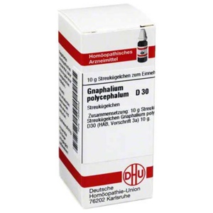GNAPHALIUM POLYCEPHALUM D 30 Globuli Produktbild