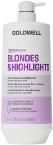 Goldwell Dualsenses Blondes & Highlights Anti-Yellow Conditioner 1000 ml produkt bild