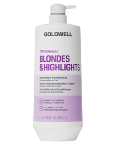 Goldwell Dualsenses Blondes & Highlights Anti-Yellow Conditioner 1000 ml Produktbild