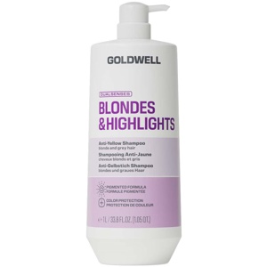 Goldwell Dualsenses Blondes & Highlights Anti-Yellow Shampoo 1000 ml Produktbild