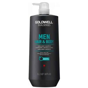 Goldwell Dualsenses Men Hair & Body Hair & Body Shampoo 1000 ml produkt bild